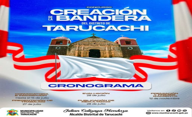 Concurso Nacional de Diseño y Creación de la Bandera del Distrito de Tarucachi